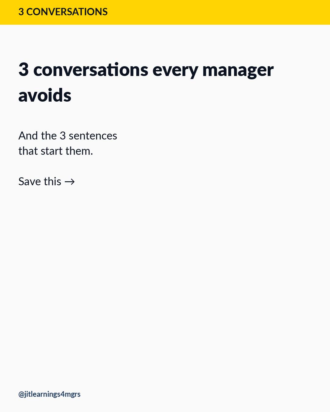 3 conversations Carousel